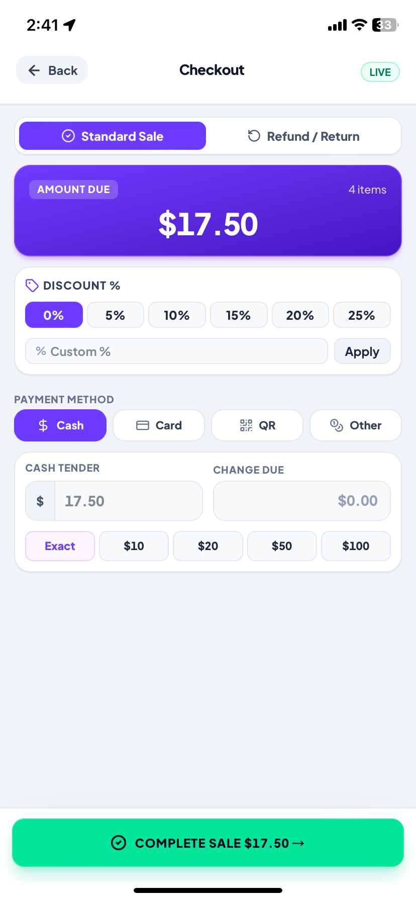 Checkout
